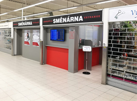 Otevřeli jsme pro Vás novou směnárnu v Hypermarketu Tesco Český Krumlov.